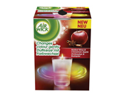 AIR WICK VELA DESODORANTE AMBIENTAL CAMBIA COLOR 155GR MANZANA